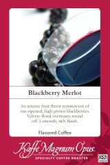 Blackberry Merlot Flavored Coffee